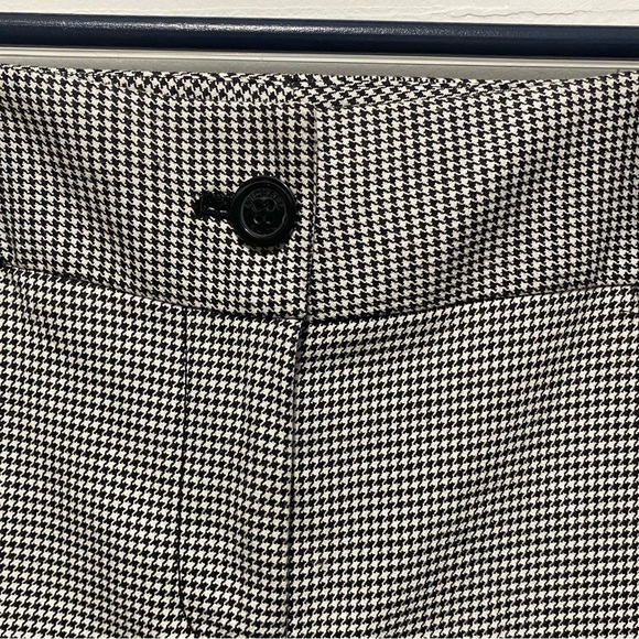 Size 12 MICHAEL KORS Wide Leg Houndstooth Dress Pants - Picture 2 of 7